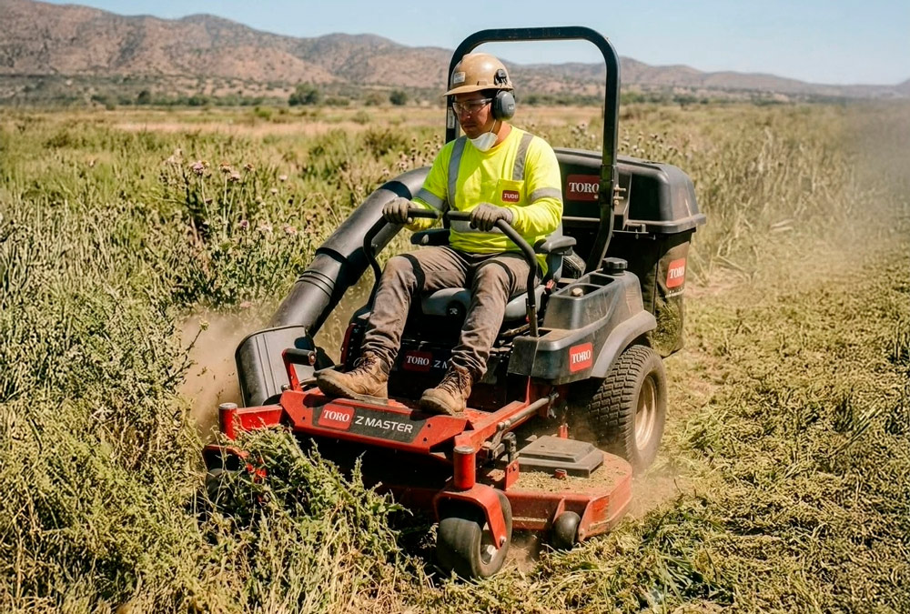 Control mecánico de precisión para manejo de malezas y vegetación